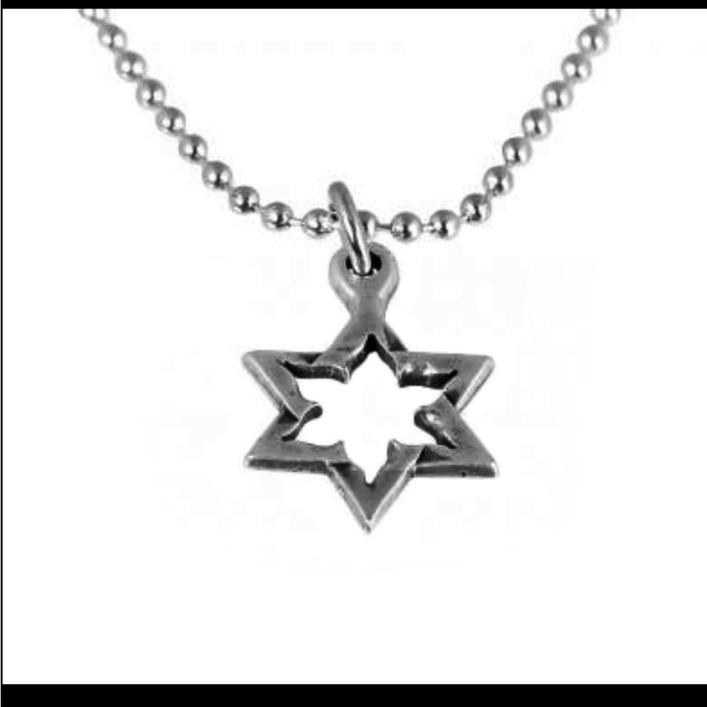 Star of David Necklace Made From Rockets